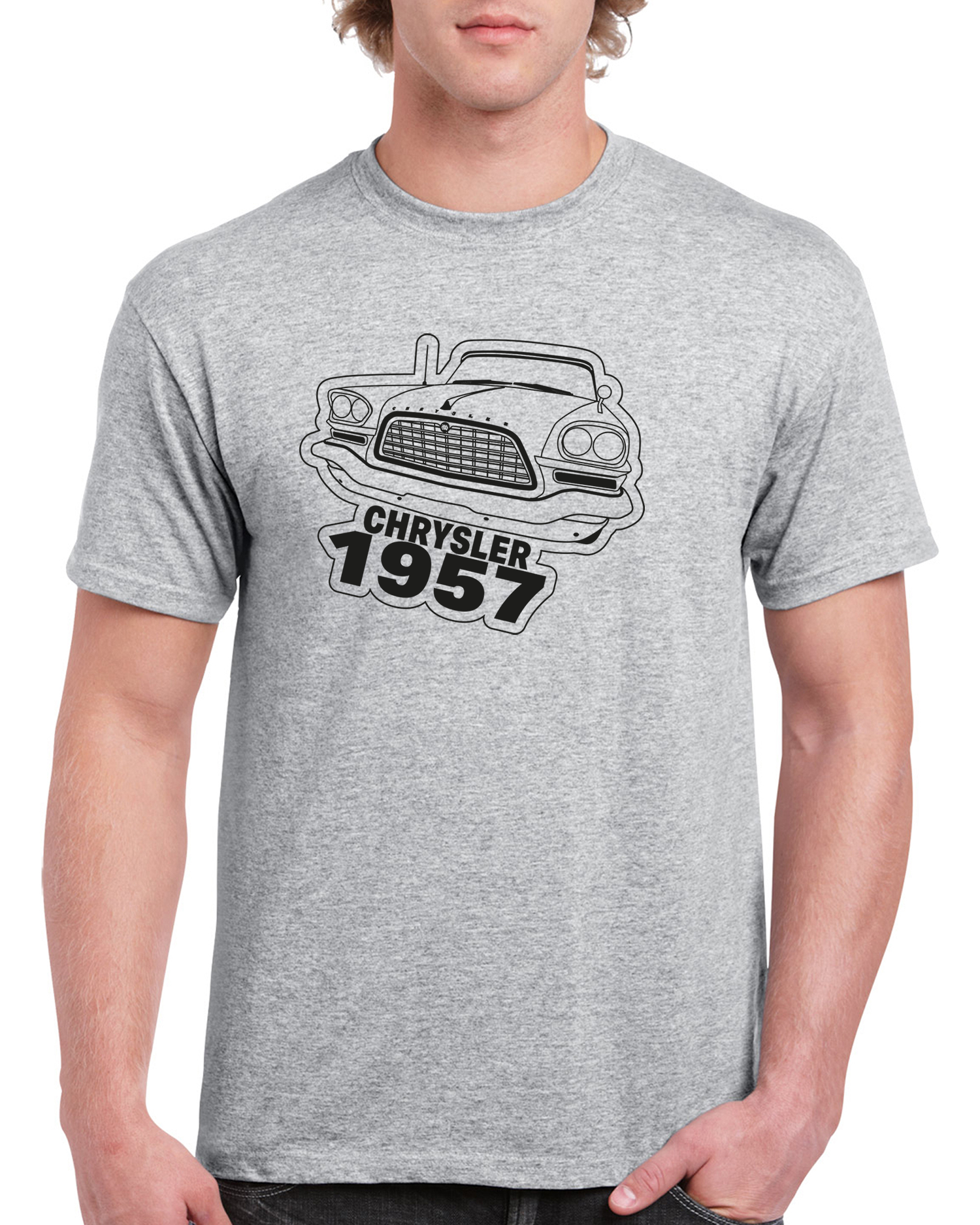 T-shirt herr: Chrysler 1957
