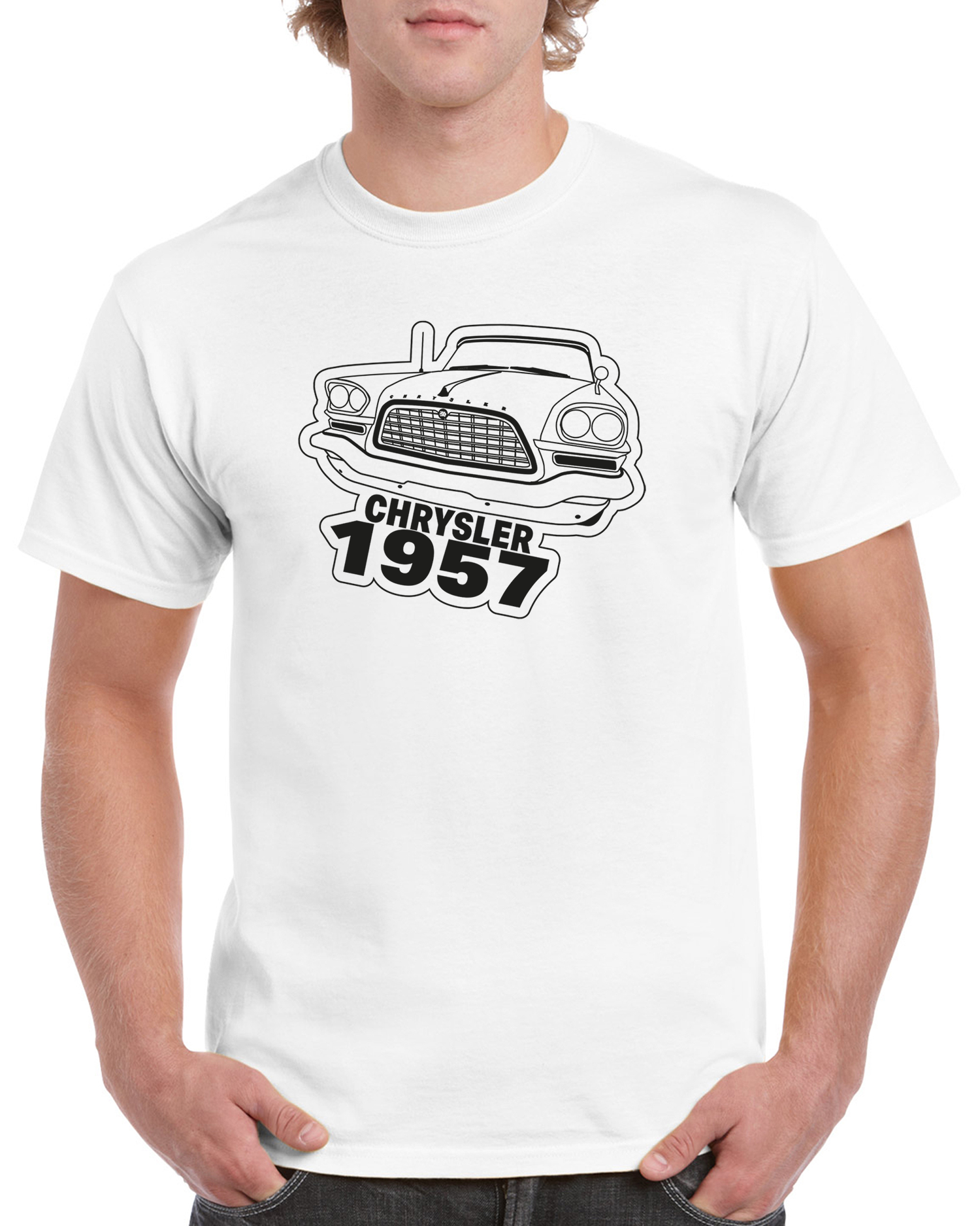 T-shirt herr: Chrysler 1957