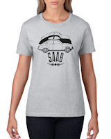 T-shirt dam: SAAB-evolution
