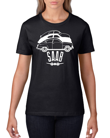 T-shirt dam: SAAB-evolution