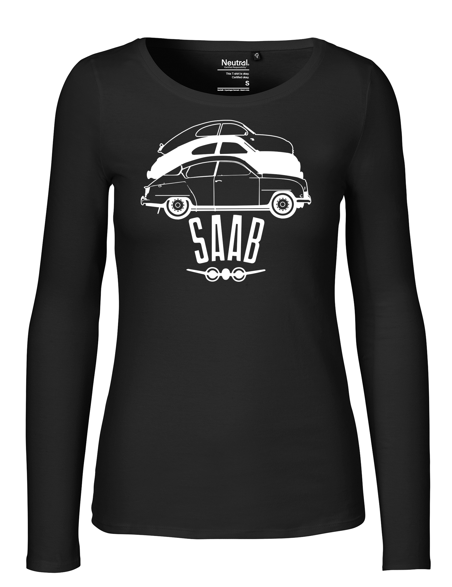 T-shirt LS dam: SAAB evolution