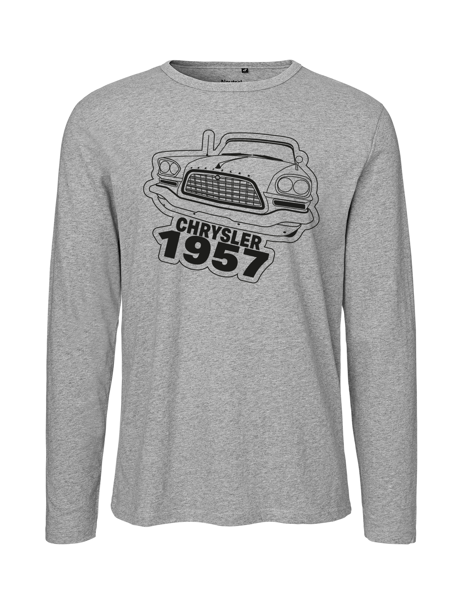 T-shirt LS herr: Chrysler 1957