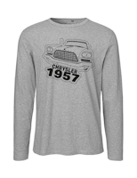 T-shirt LS herr: Chrysler 1957