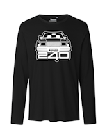 T-shirt LS herr: Volvo 240 front
