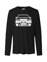T-shirt LS herr: Volvo 740 front