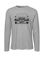 T-shirt LS herr: Volvo 740 front