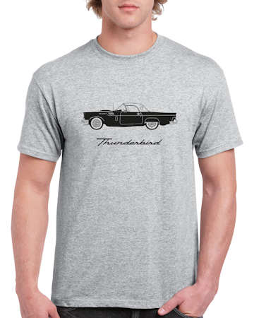 T-shirt herr: Ford Thunderbird