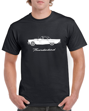 T-shirt herr: Ford Thunderbird