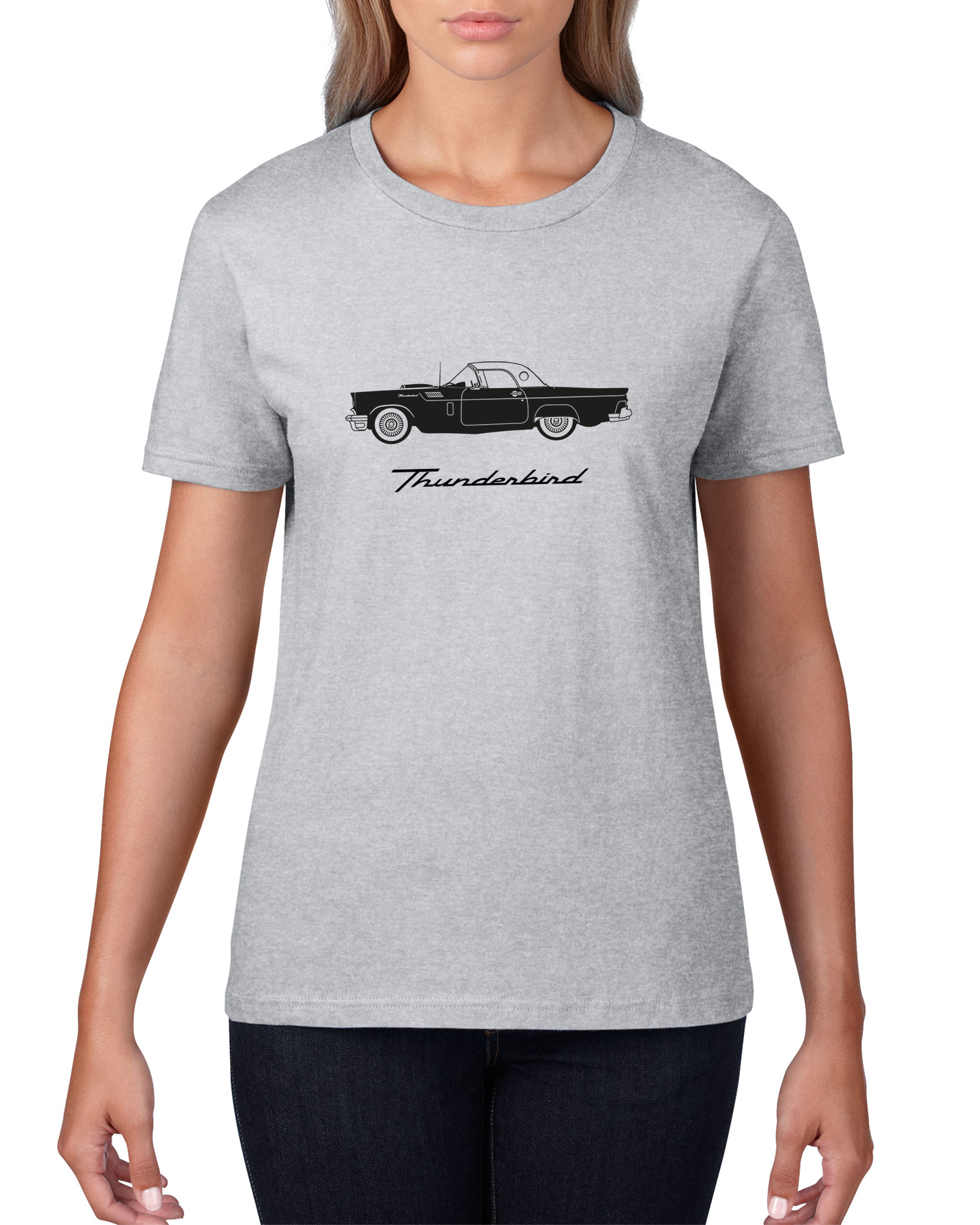 T-shirt dam: Ford Thunderbird