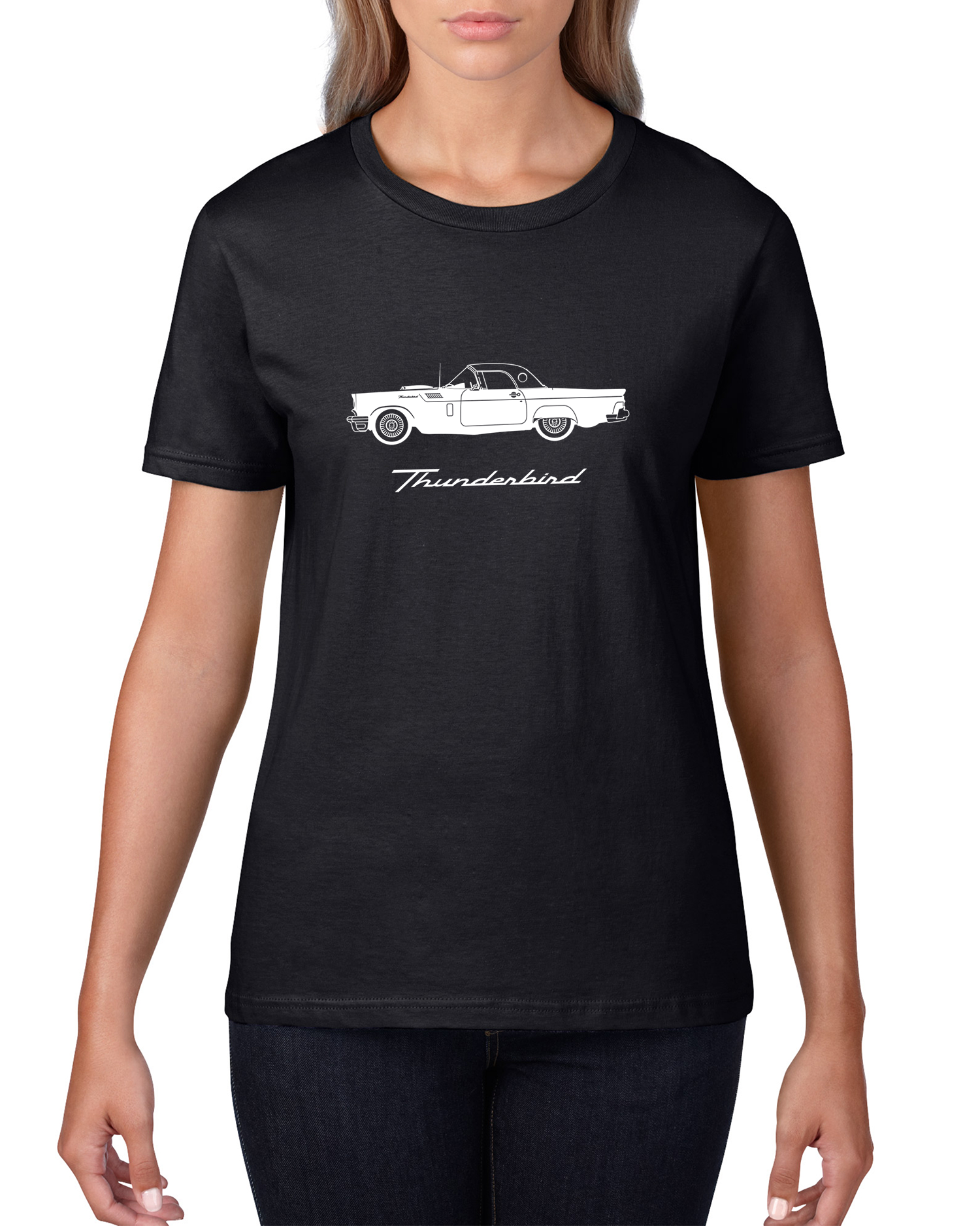 T-shirt dam: Ford Thunderbird