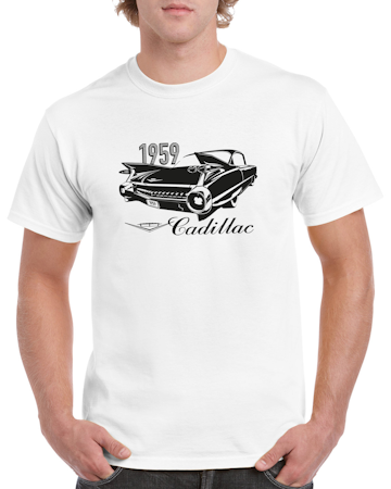 T-shirt herr: 1959 Cadillac