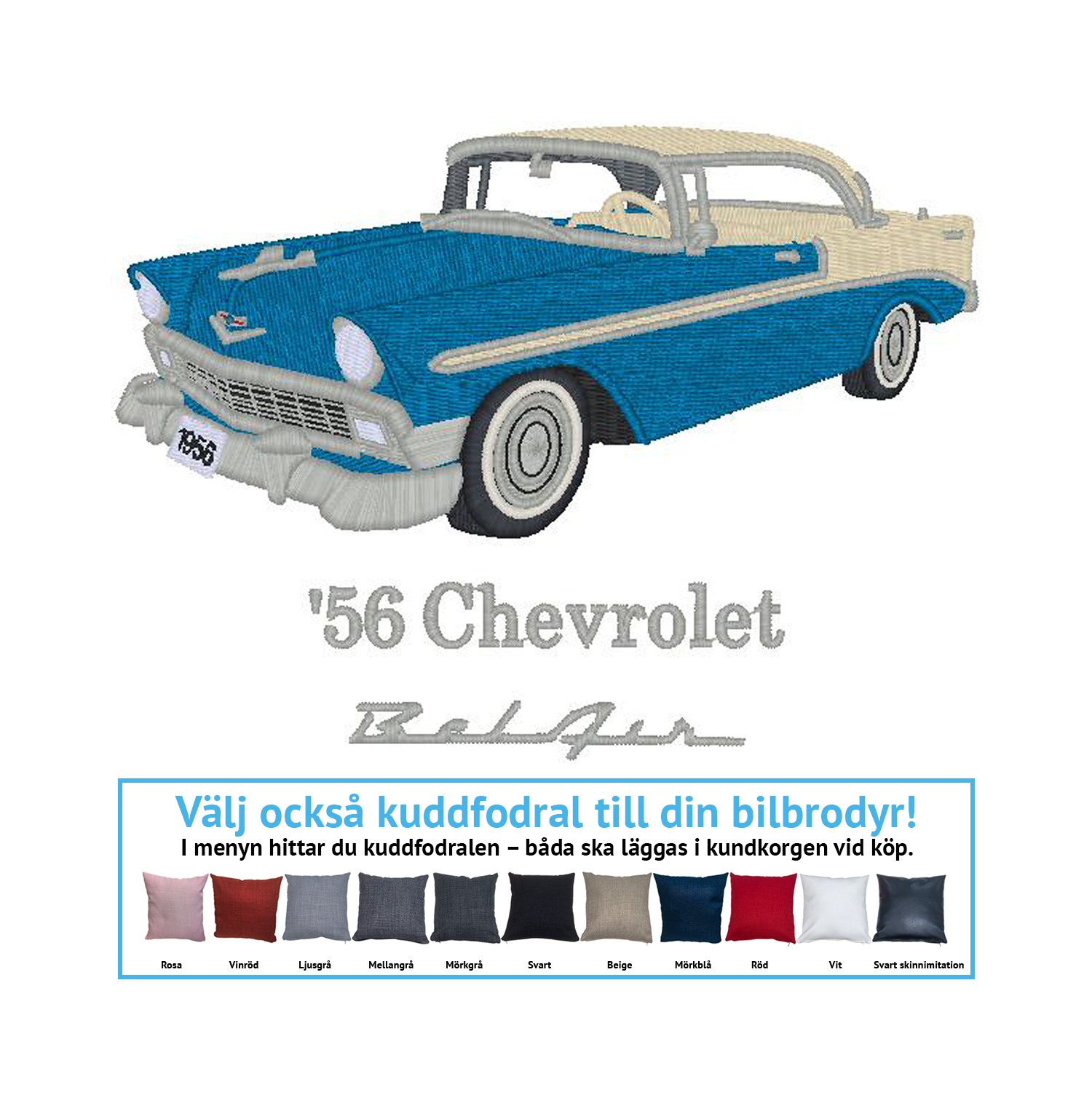 Chevrolet  2D HT Bel Air, 1956