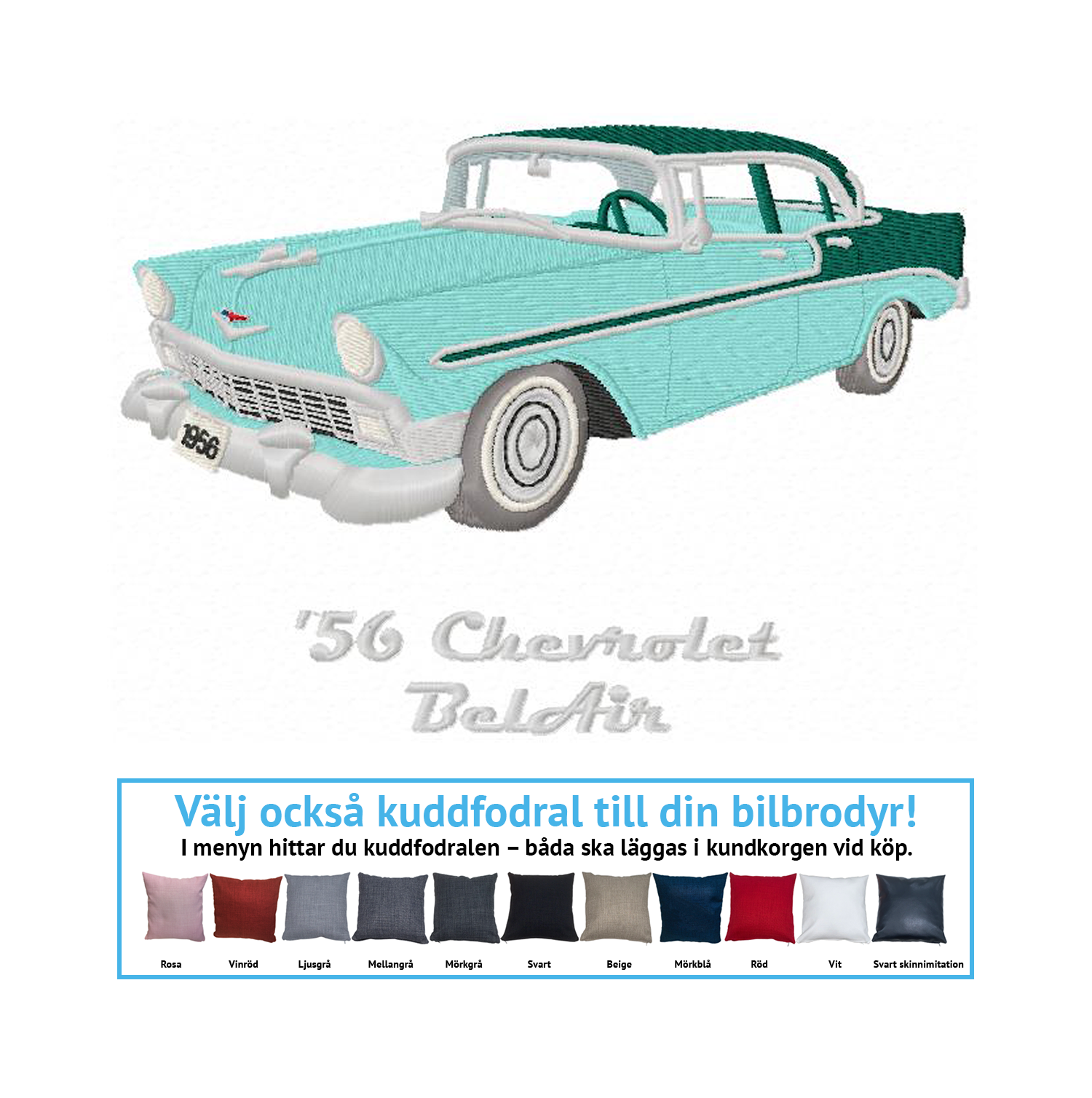 Chevrolet 4D Bel Air, 1956