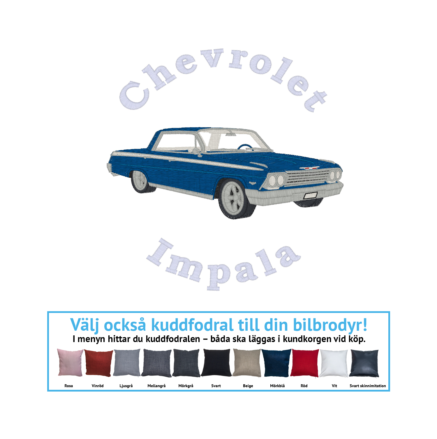 Chevrolet Impala 4D HT, 1962 med specialfälgar