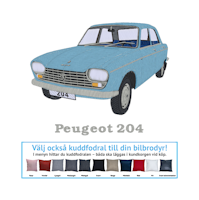 Peugeot 204, 1968