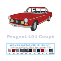 Peugeot 404 coupé, 1968