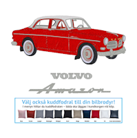 Volvo Amazon 122s, 1961 (alla färgkombinationer)