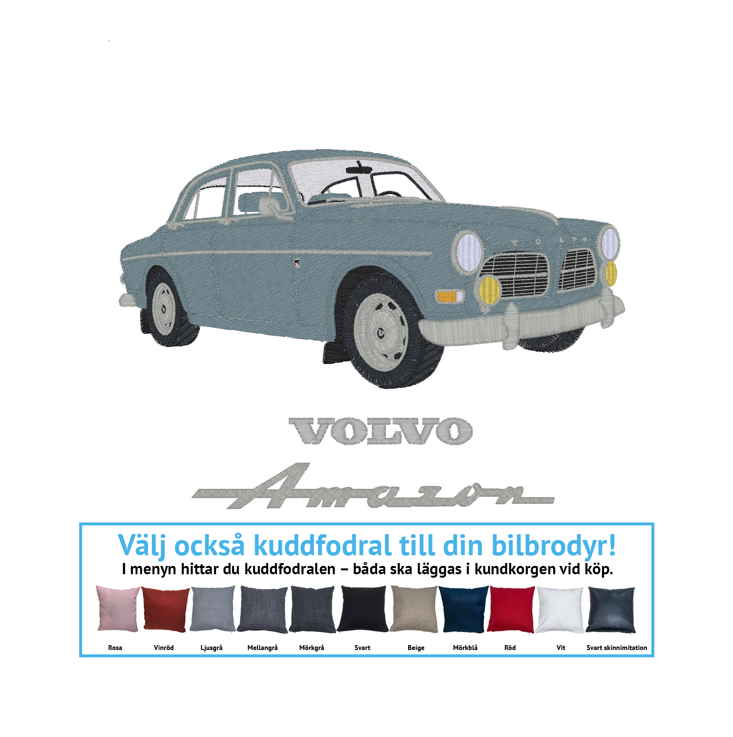 Volvo Amazon 122s 4D, 1966 (alla färgkombinationer)