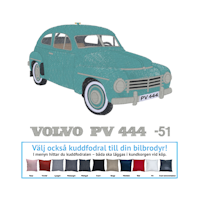 Volvo PV 444 takgök, 1951