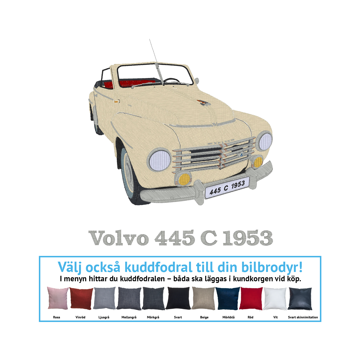 Volvo 445 cabriolet, 1953