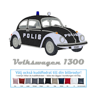 VW 1300 "polisbubbla", 1968