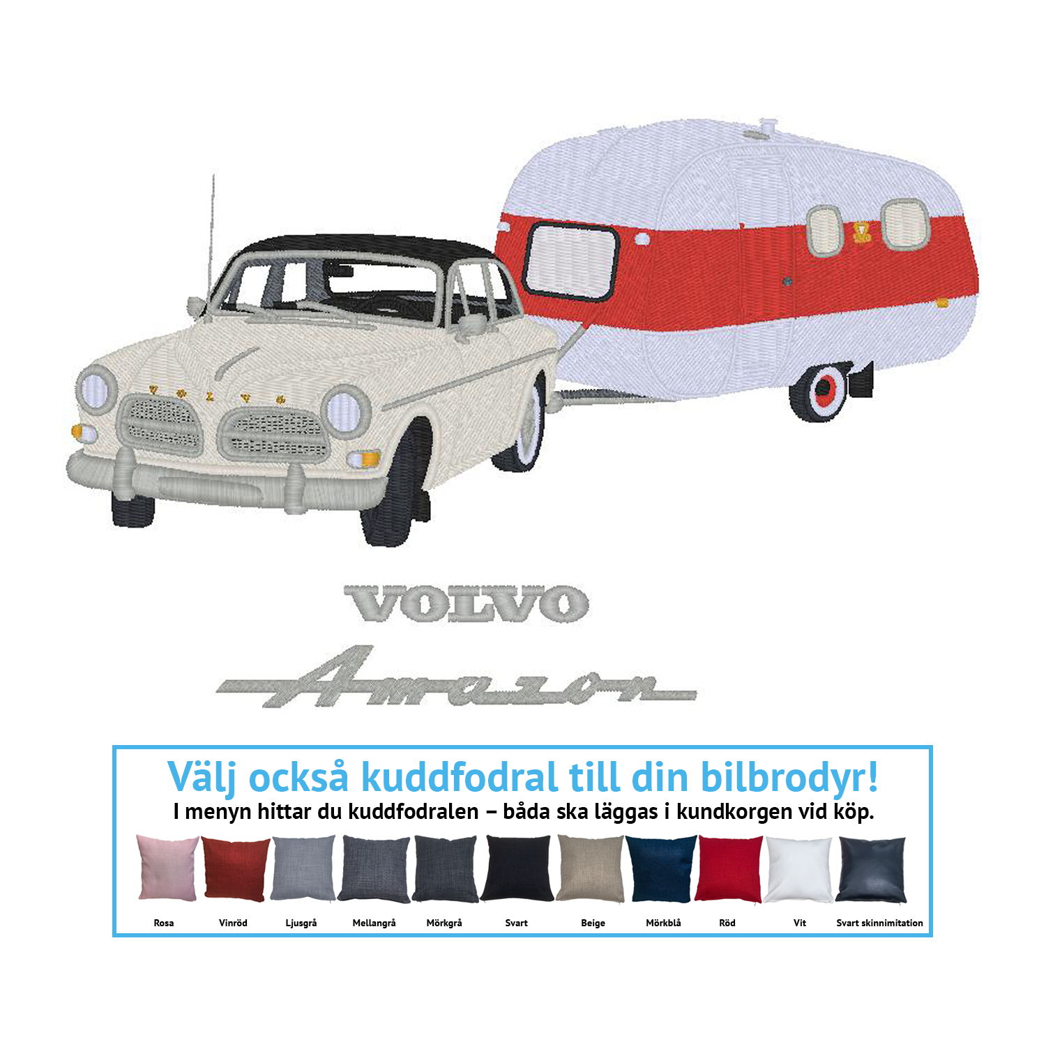 Volvo Amazon + husvagn SMV