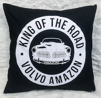 Svart kuddfodral, King of the Road, Volvo Amazon