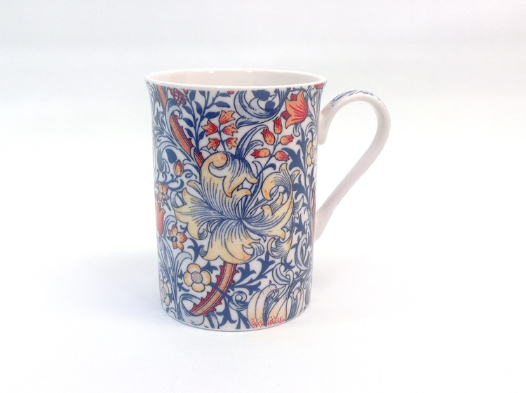 1-mugg Golden Lily Blue             William Morris