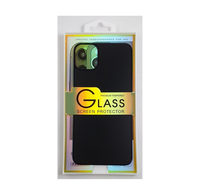 Glass screen protector back - Glas skydd till baksida iPhone 11 Pro Max- Grön