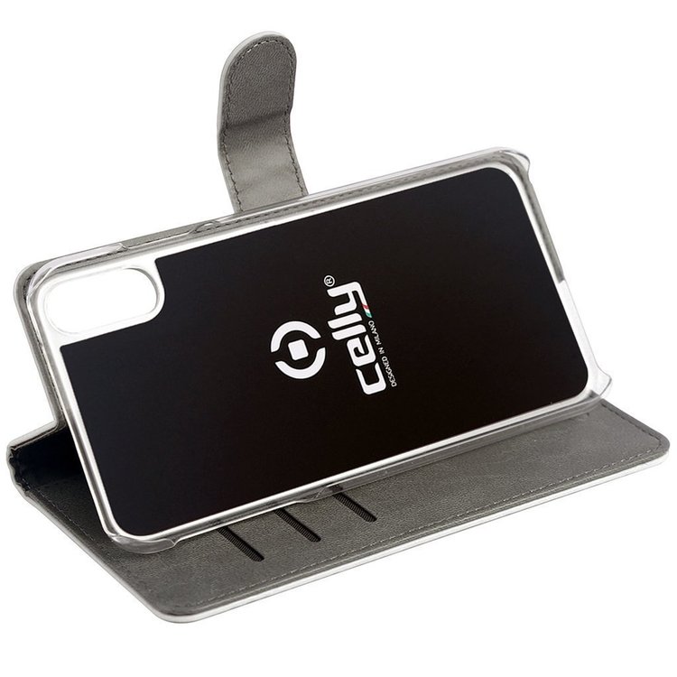 Celly Wally Plånboksfodral för iPhone Xs Max - Vit