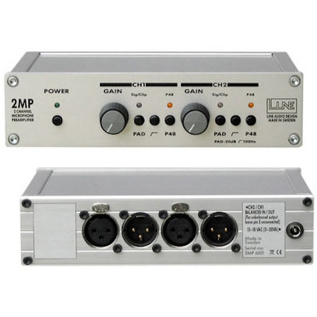 Line Audio Design 2MP 2-kanalig micpreamp