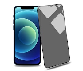 Privacy skärmskydd för iPhone 14 Plus med installations ram