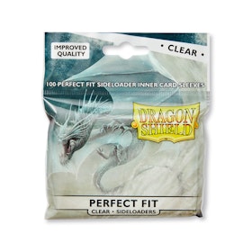 Dragon Shield Standard Perfect Fit Sideloading Sleeves - Clear (100 Sleeves)