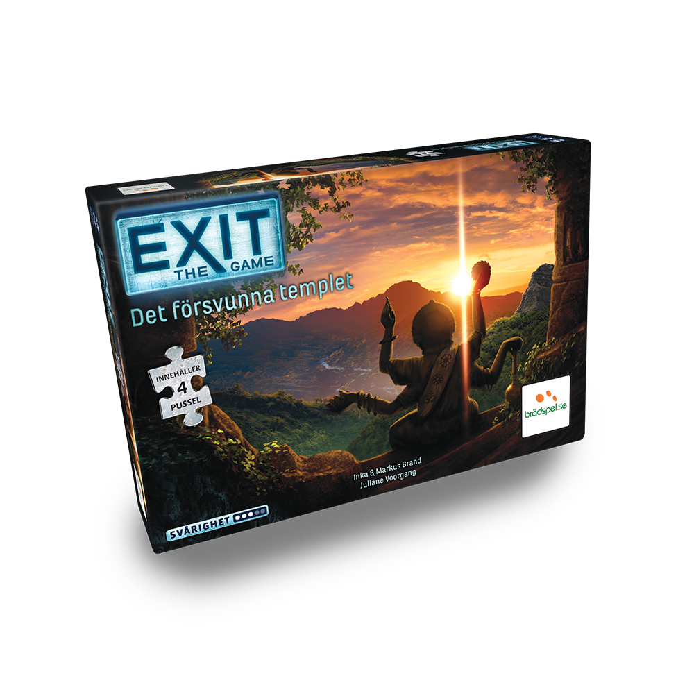 EXIT: The Game + Puzzle 1 - Det Försvunna Templet (Svenskt)