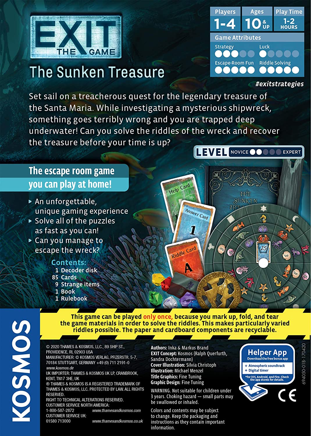 EXIT 4: The Sunken Treasure (Engelsk)