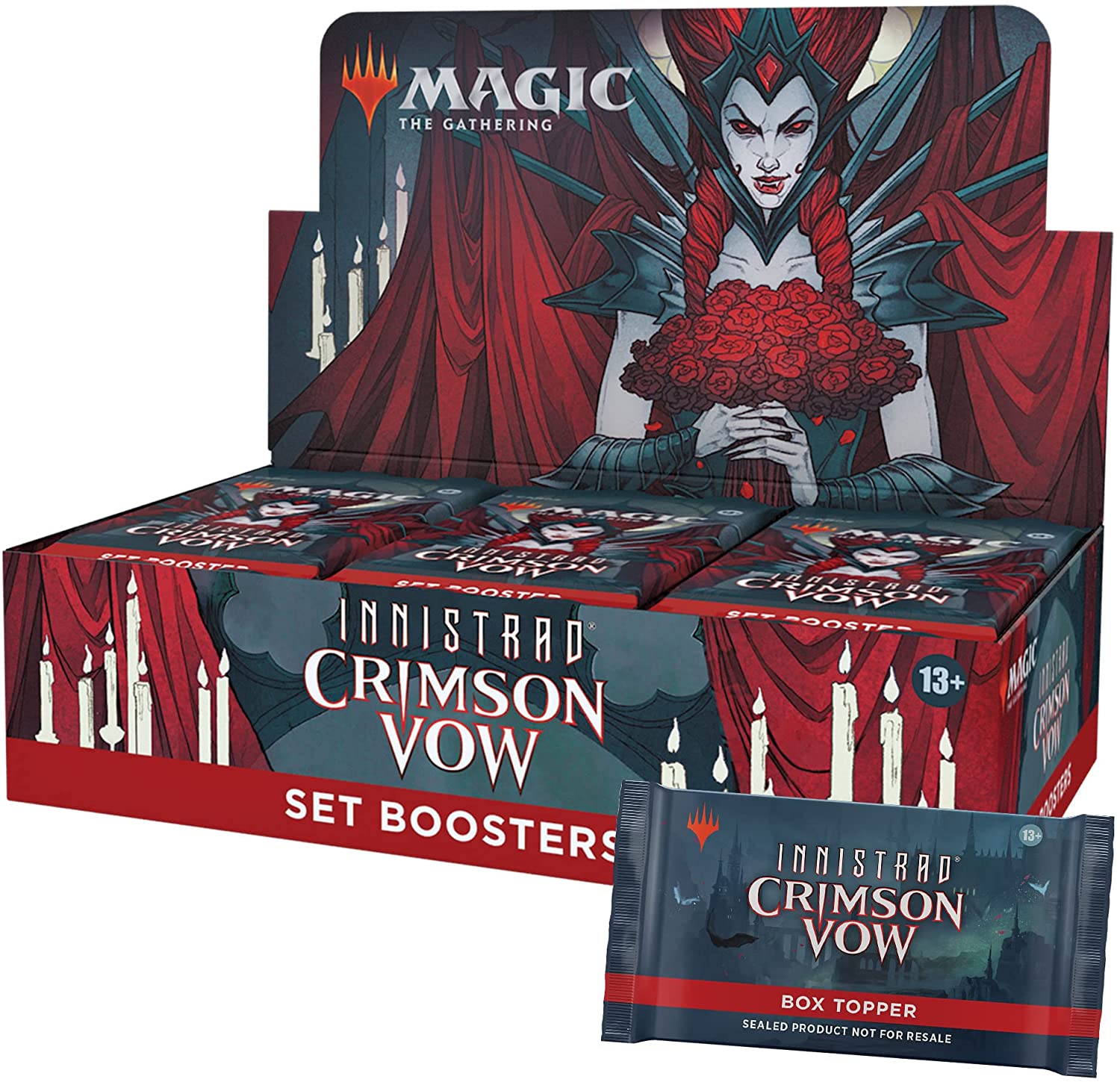 Magic: The Gathering Innistrad: Crimson Vow Set Booster Display (30 boosters)