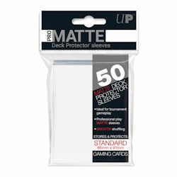 Ultra Pro Card Sleeves Standard Pro Matte White (50)