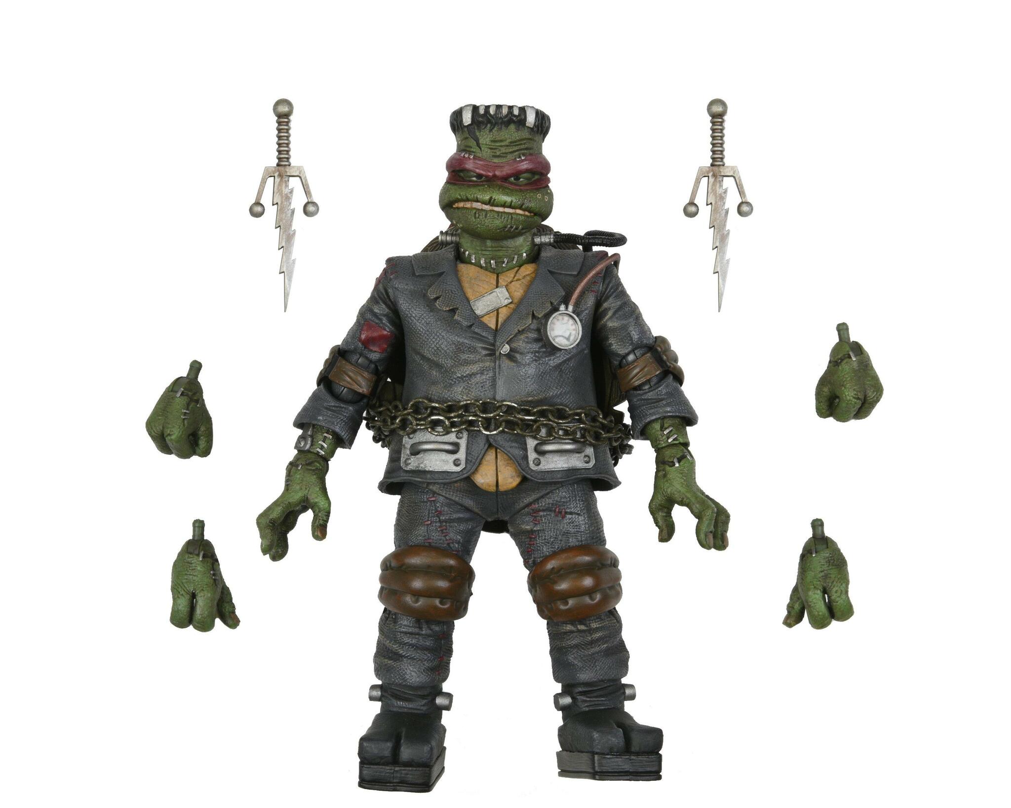 Universal Monsters x TMNT - 7" Scale Action Figure - Ultimate Raphael as Frankenstein's Monster