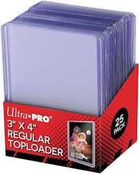 Ultra Pro Regular 3" x 4" Toploader (25-pack)