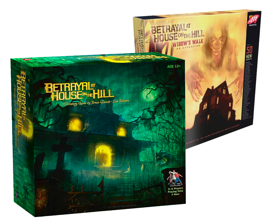 Betrayal at House on the Hill (2nd Edition) + Widow's Walk Expansion