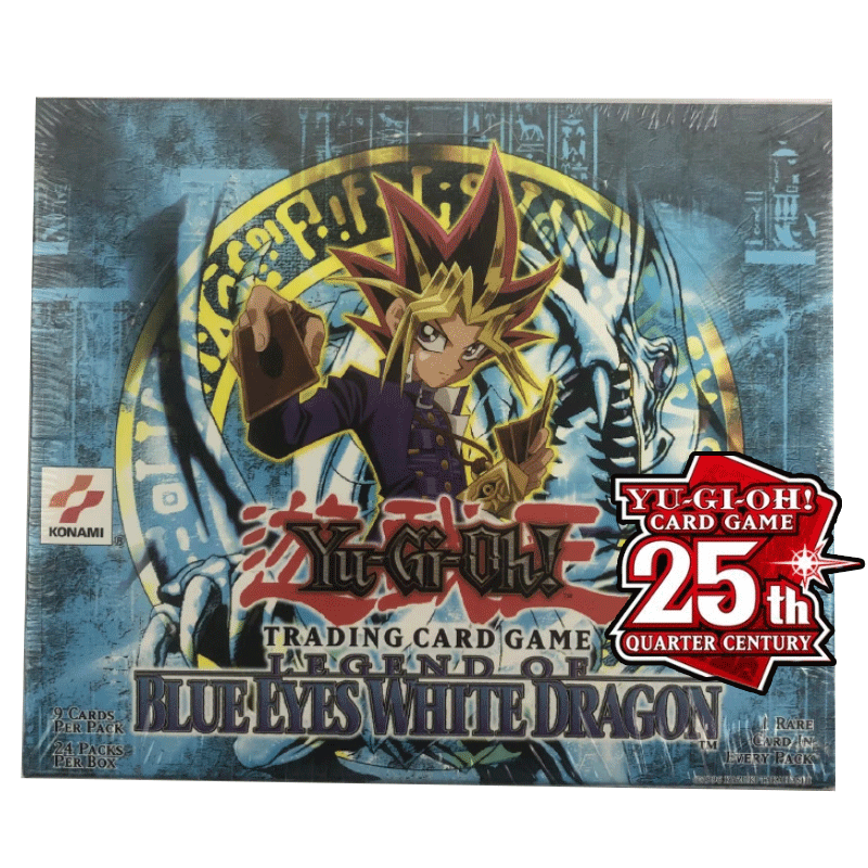 Yu-Gi-Oh! 25th Anniversary Edition - Legend Of Blue-Eyes White Dragon Display (24 Packs)