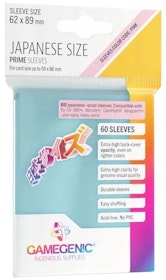 Gamegenic Prime Card Prime Sleeves Japanese Size - Clear (60st)