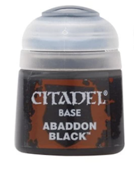 Warhammer Citadel Base: Abaddon Black