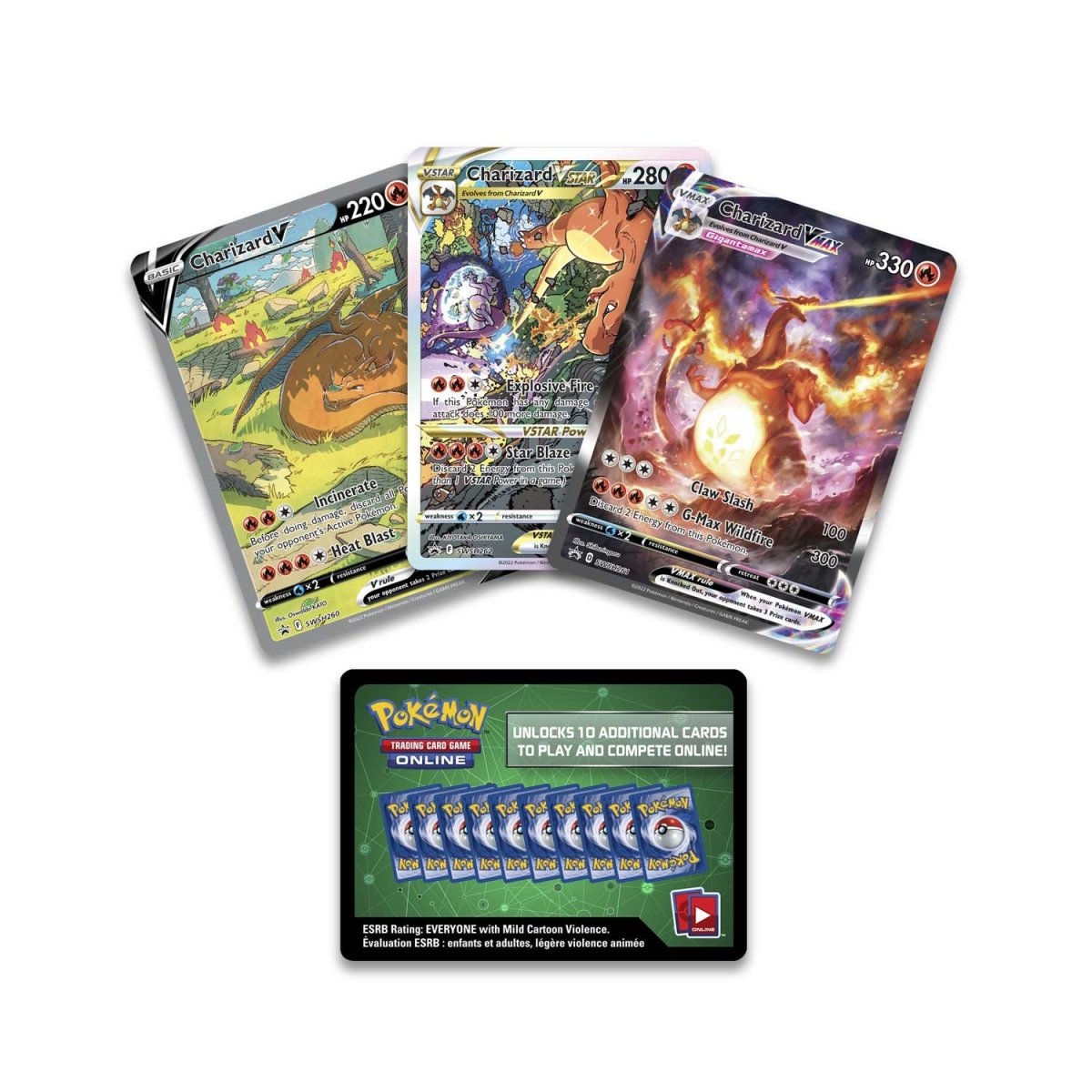 Pokemon Charizard Premium Collection Promo Cards (3st)