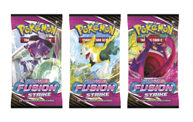 3st Pokemon Sword & Shield 8 Fusion Strike Boosters (3 paket)