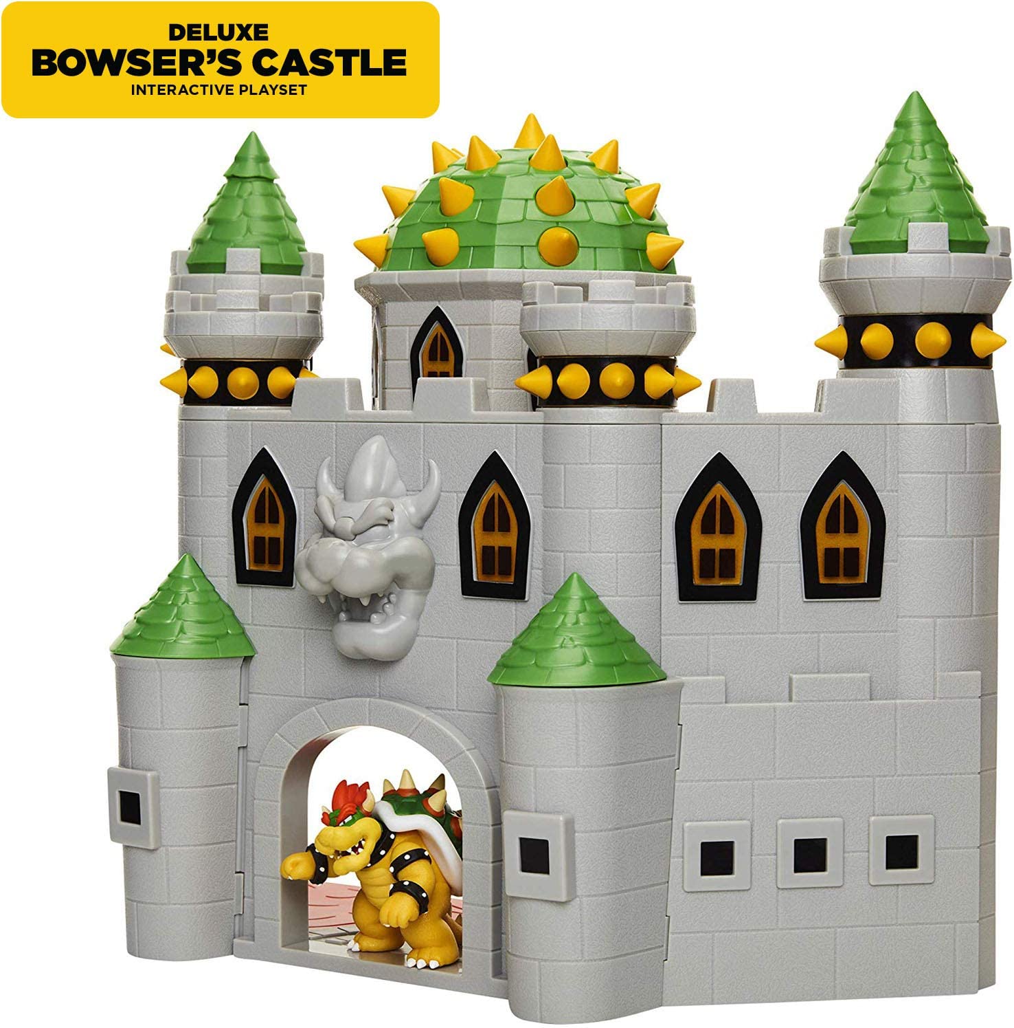World of Nintendo Super Mario Deluxe Bowser Castle Playset