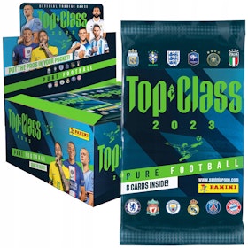 Panini Adrenalyn XL 2023 Top Class Booster Fotbollskort Display (24-pack)