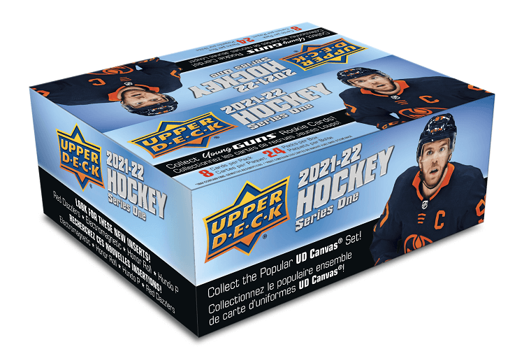 Upper Deck 2021-22 Series 1 Hockey Retail Box (24 boosters)