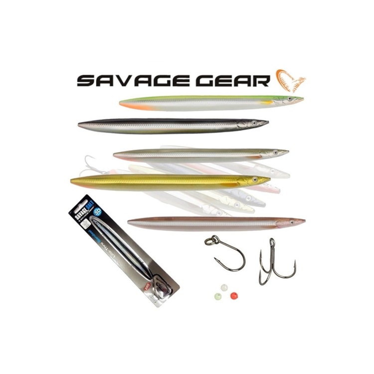 Savage Gear 3D Line-Thru Sandeel 125mm 19gr