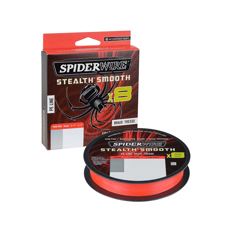 SpiderWire Stealth Smooth 8 Red 150m